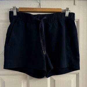 Lululemon On The Fly Shorts in Navy Blue